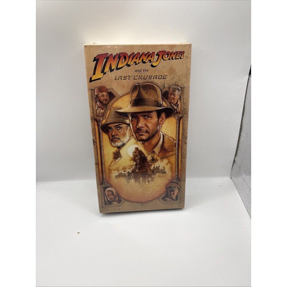 NEW Indiana Jones & Last Crusade VHS 1989 Paramount ~ SEALED